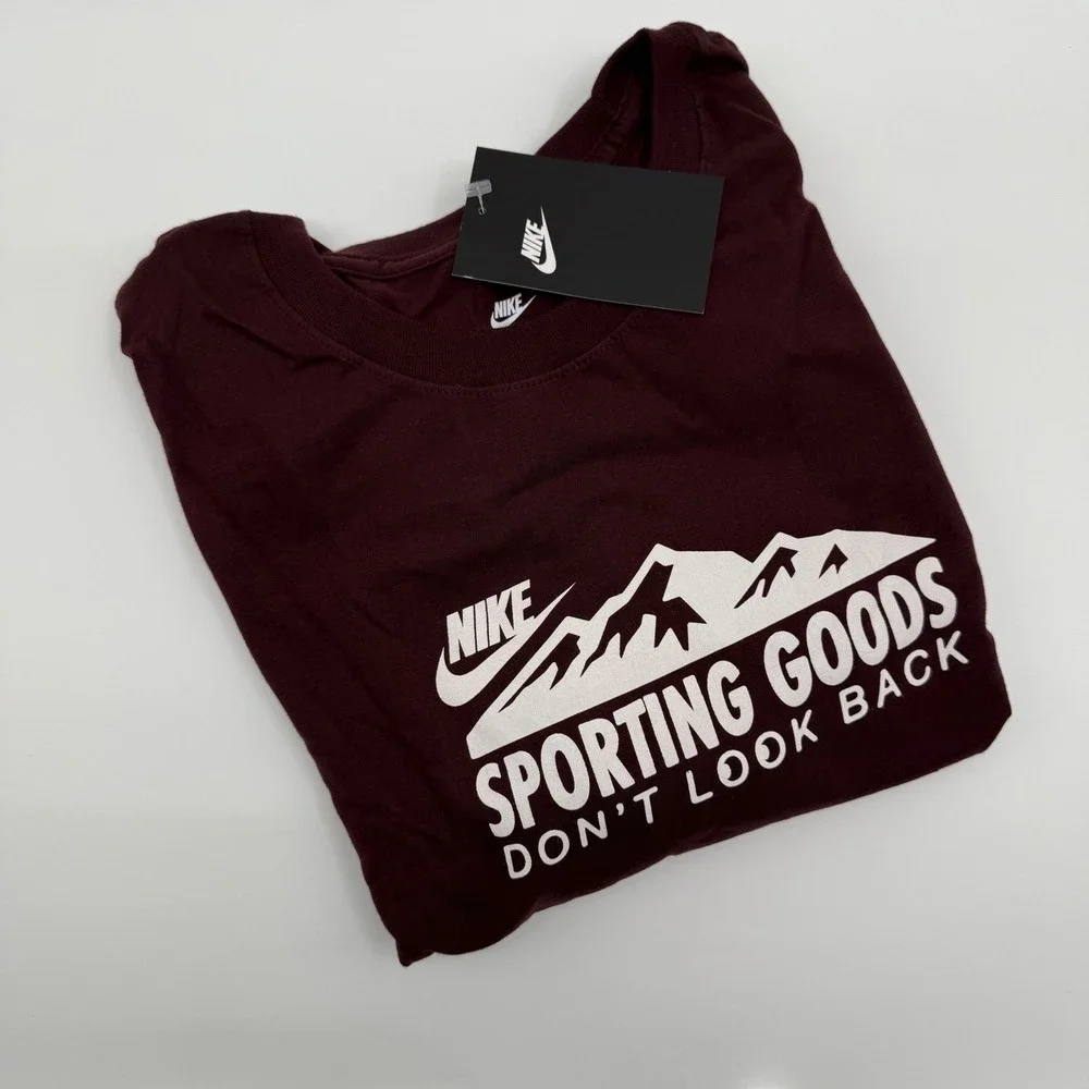 Nike Neutrals Crush Tee T Shirt Mens 2XL Sporting Goods Dont Look‎ Back Burgundy